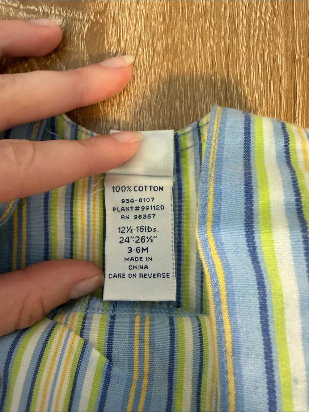 Vintage OshKosh Girls two piece set striped yellow and blue